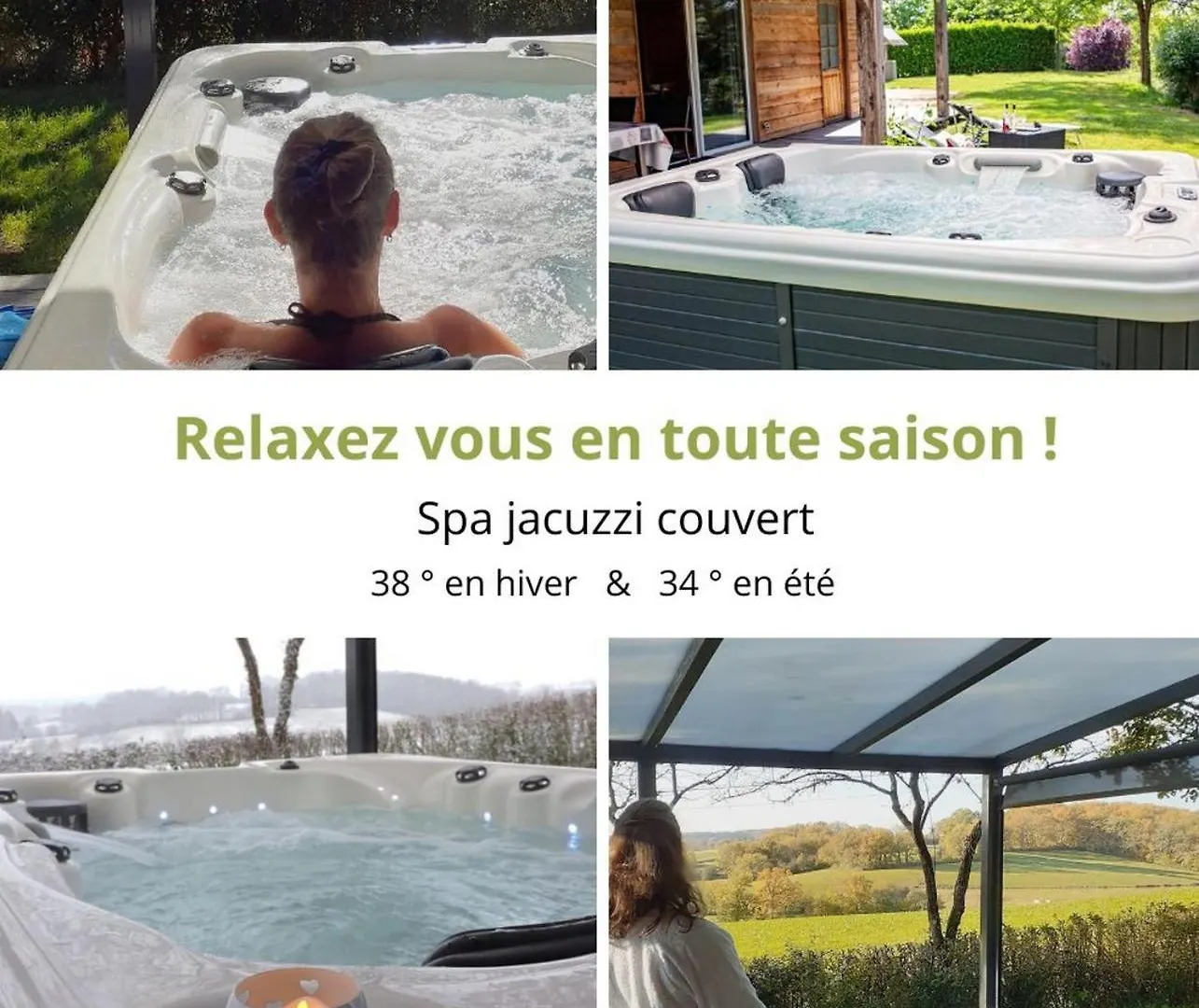Chalet Cedre - Les Chalets De Barruerot - Spa Jacuzzi Privatif Peyrusse-Grande Holiday home